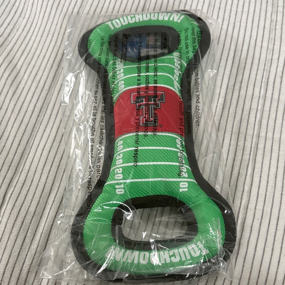 Pets First, Texas tech dog toy with squeak